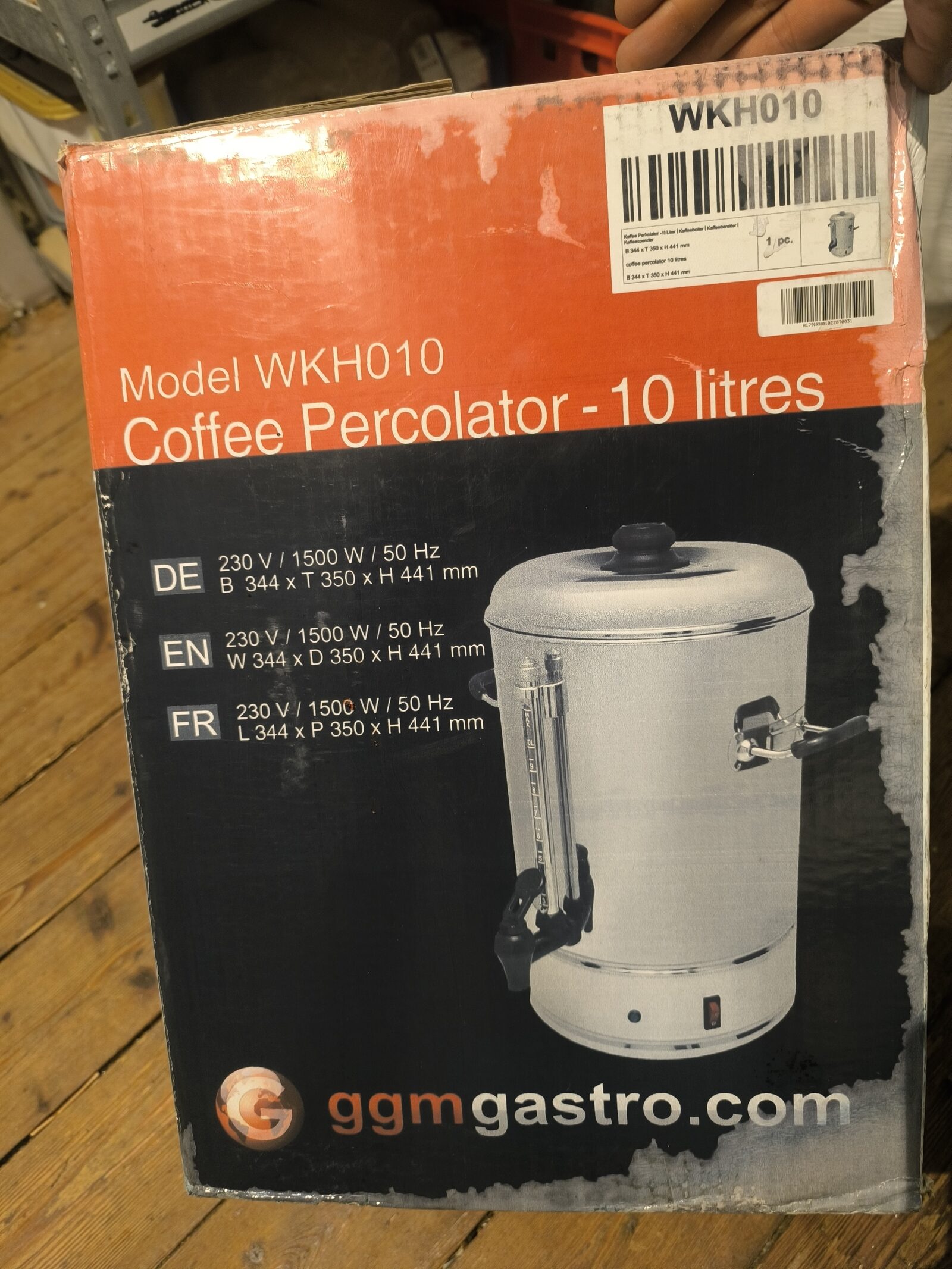 Kaffeeperkolator 10 Liter, GGM Gastro WKH010 (2 Stück)